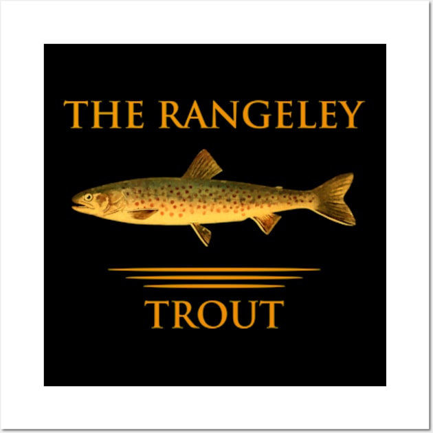 The Rangeley Trout Wall Art by GraphGeek